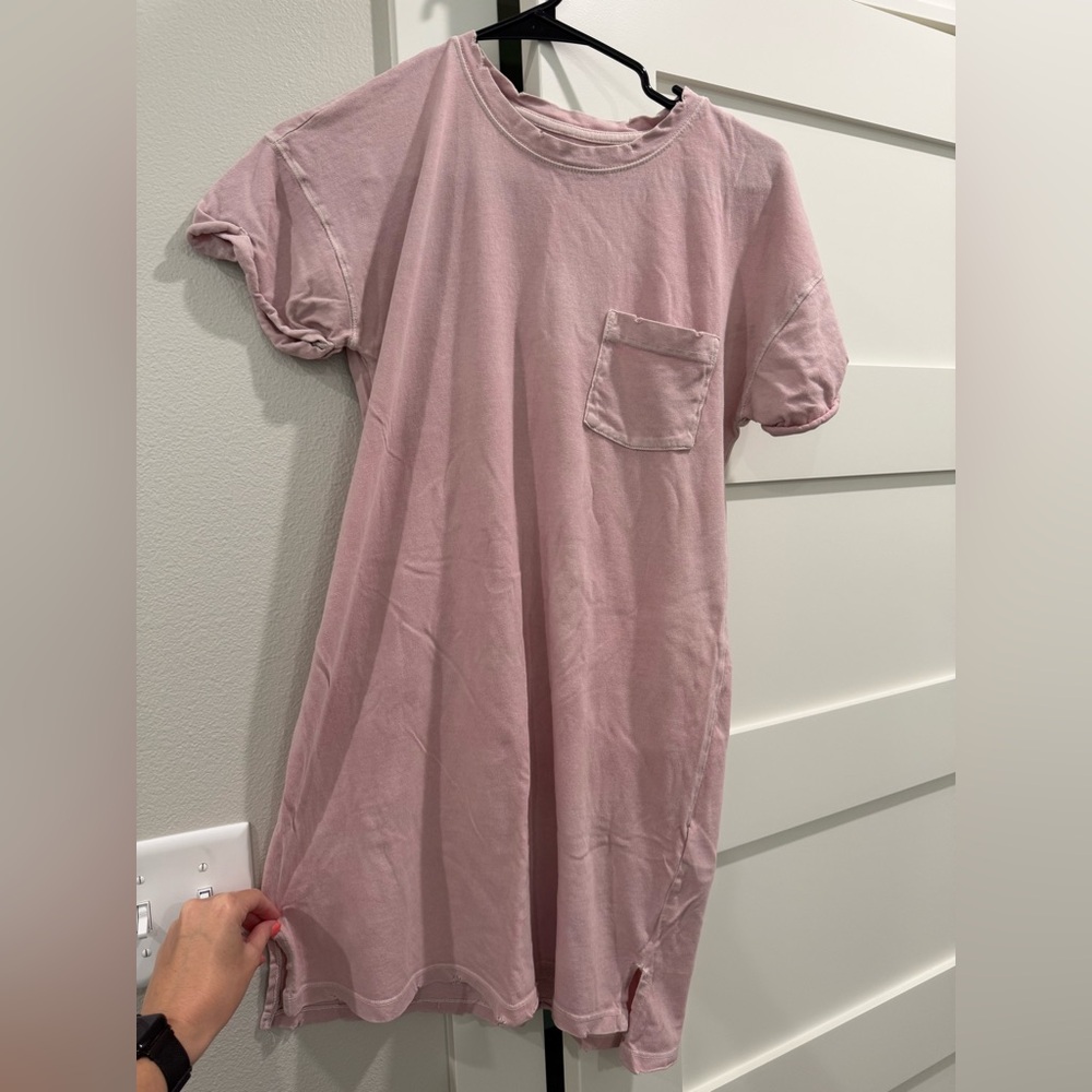 Abercrombie Pink Casual T-Shirt Dress